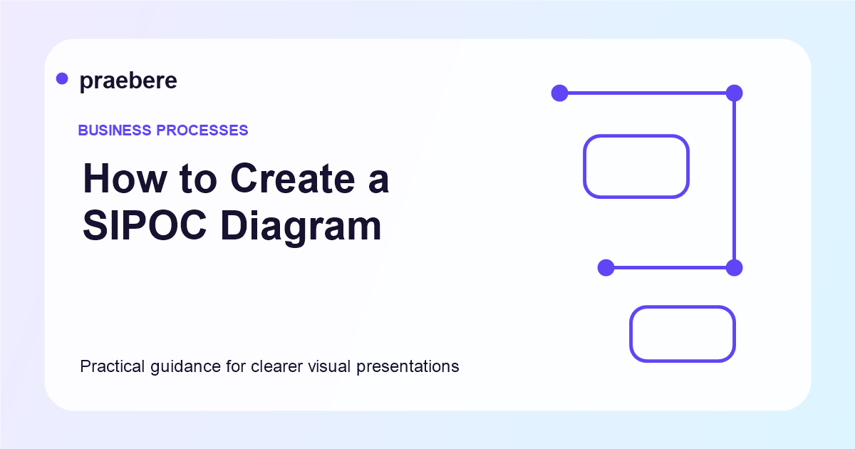 Illustrated cover for How to Create a SIPOC Diagram Before Mapping a Detailed Process