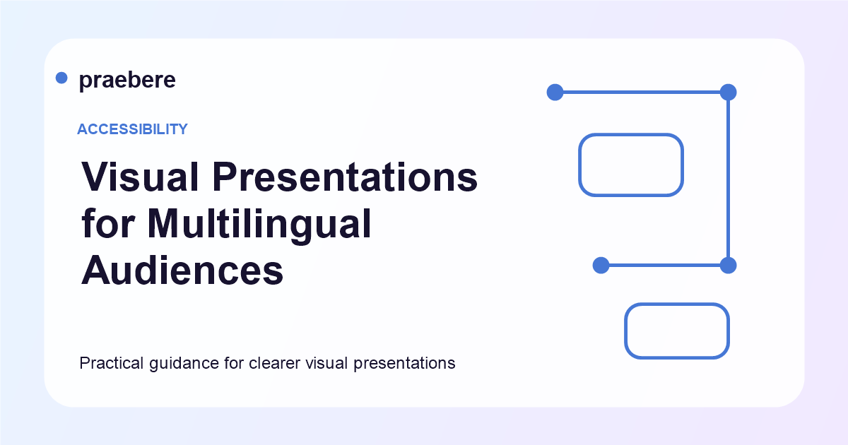 Illustrated cover for How to Design Visual Presentations for Multilingual Audiences