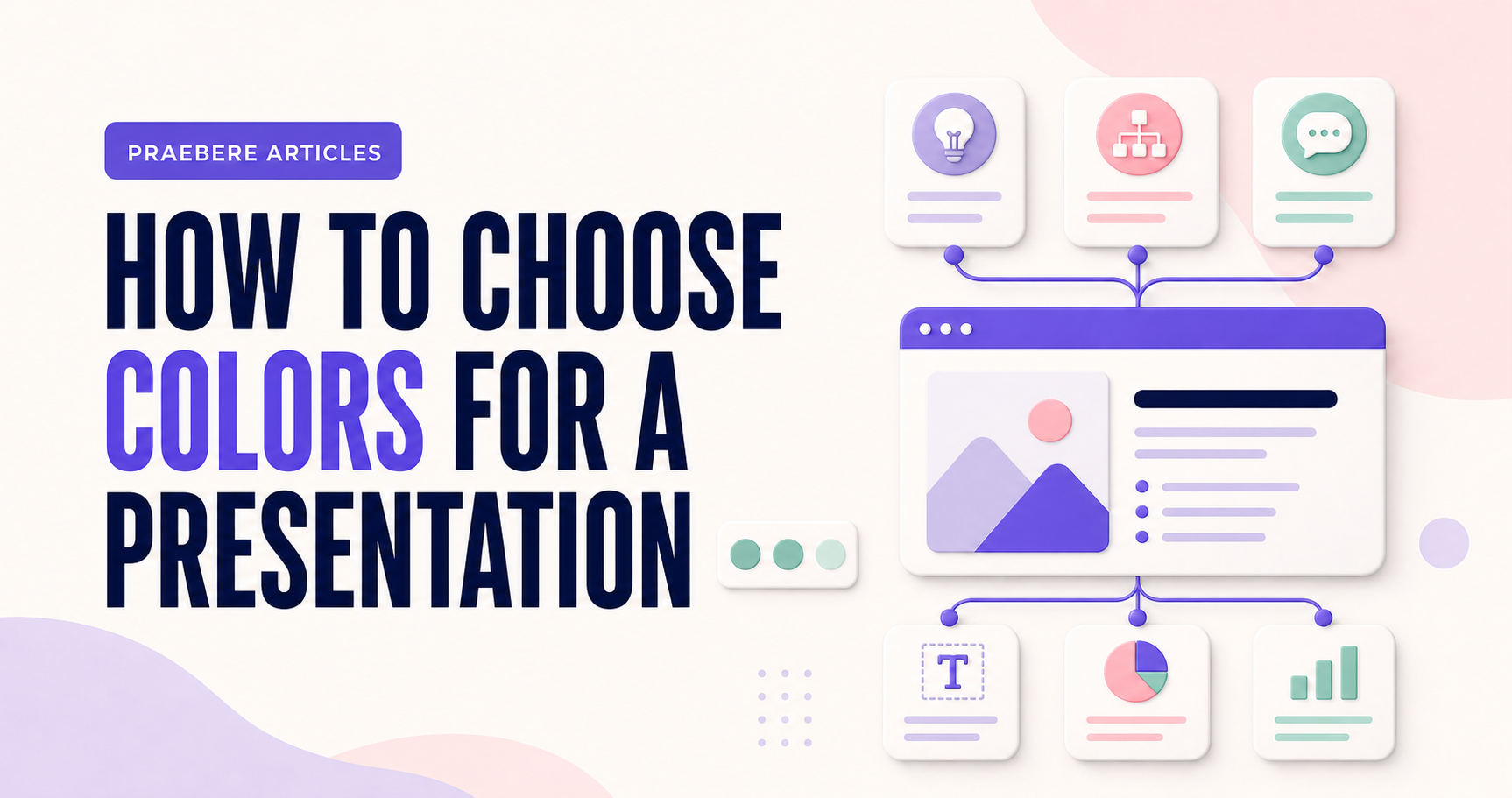 Illustrated cover for How to Choose Colors for a Presentation