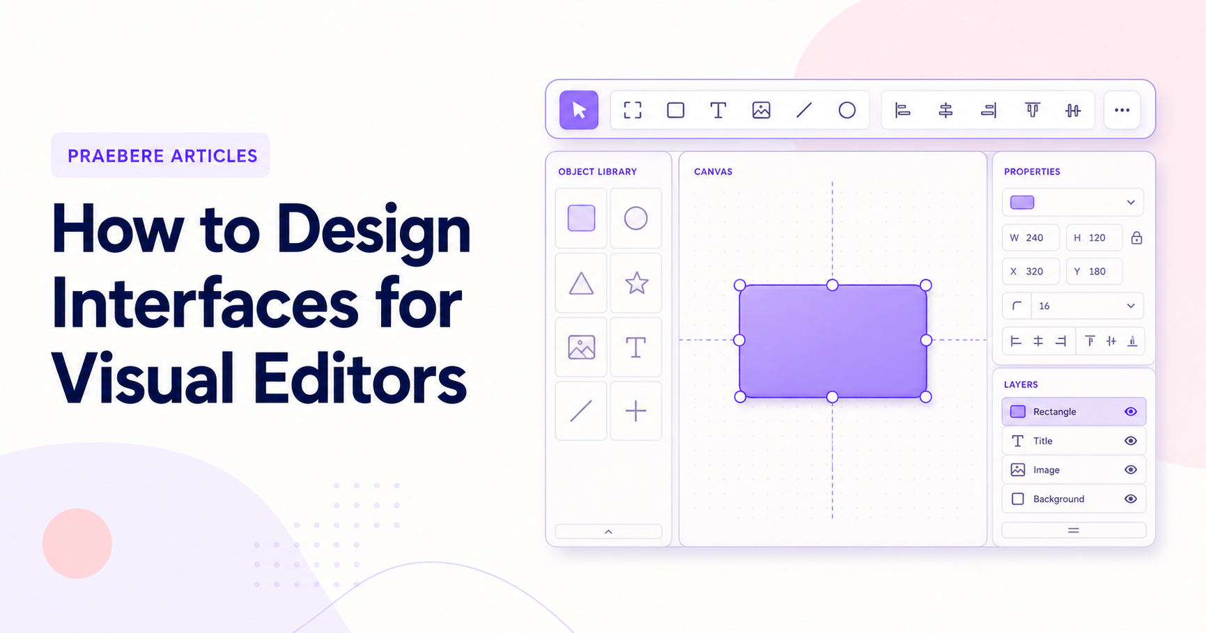 Illustrated cover for How to Design Interfaces for Visual Editors