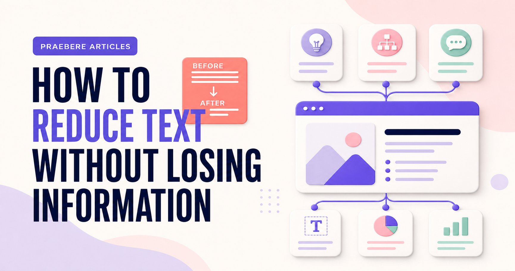 Illustrated cover for How to Reduce Text Without Losing Information