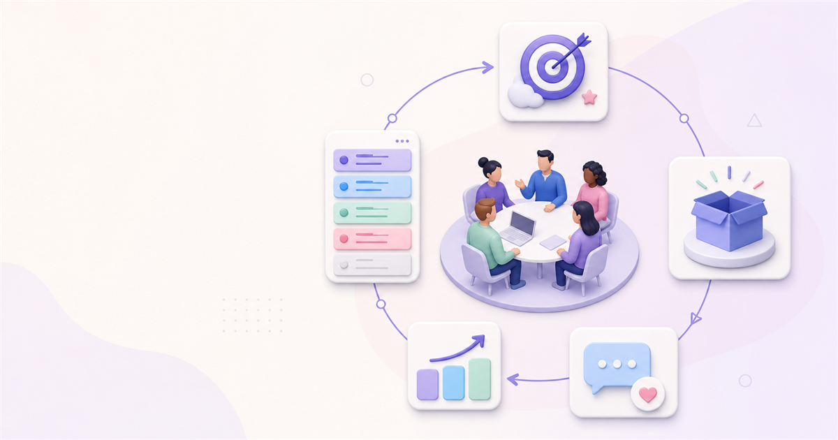 Illustrated cover for What Is Scrum? A Visual Guide to the Framework