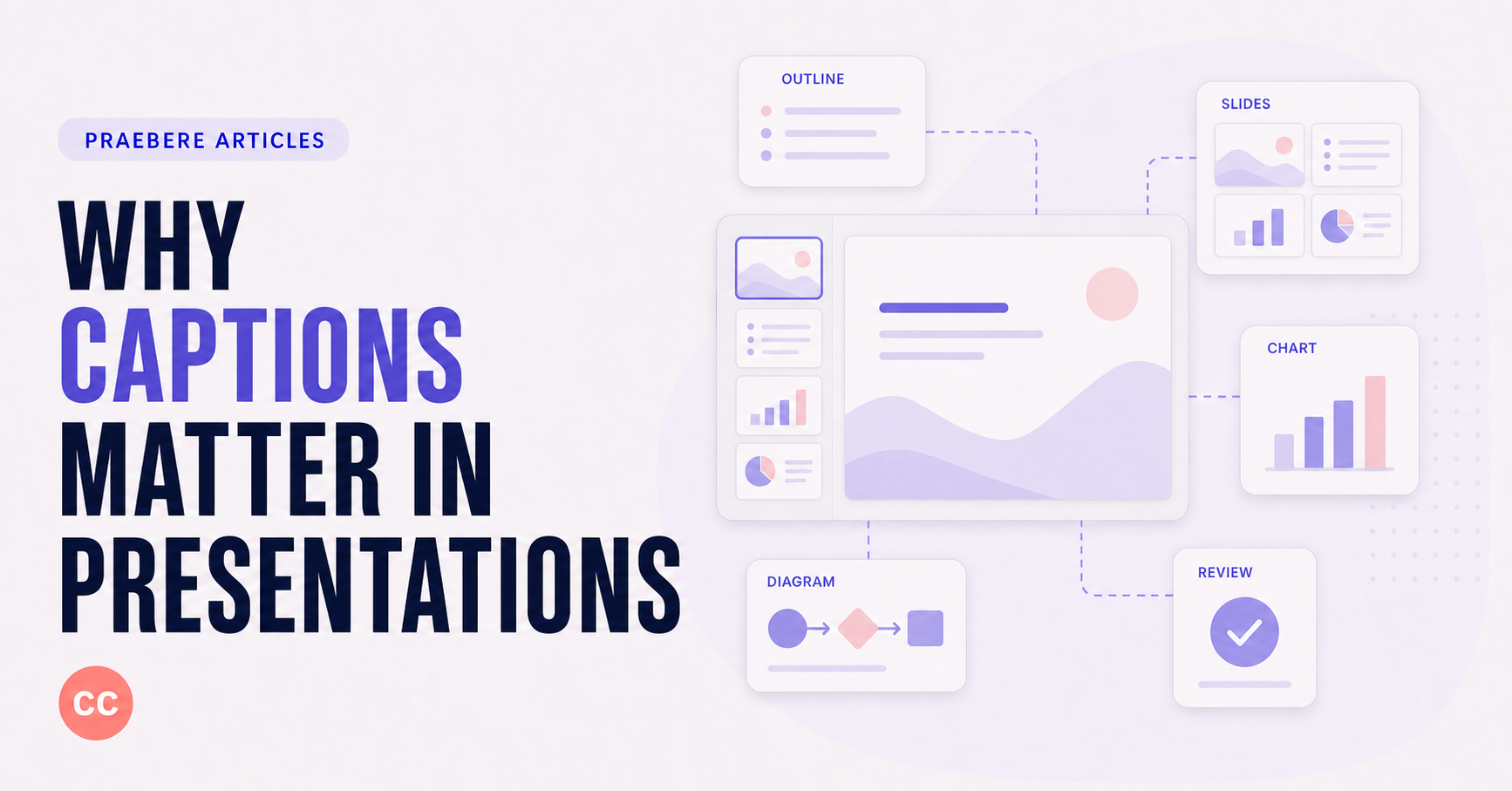 Illustrated cover for Why Captions Matter in Presentations